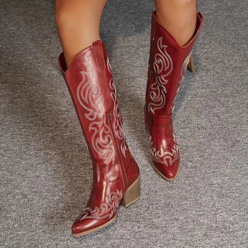 Cowboylaars met borduursel