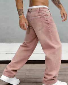 Straight jeans met vijf-pocket design