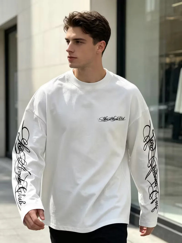 Longsleeve met crew neckline