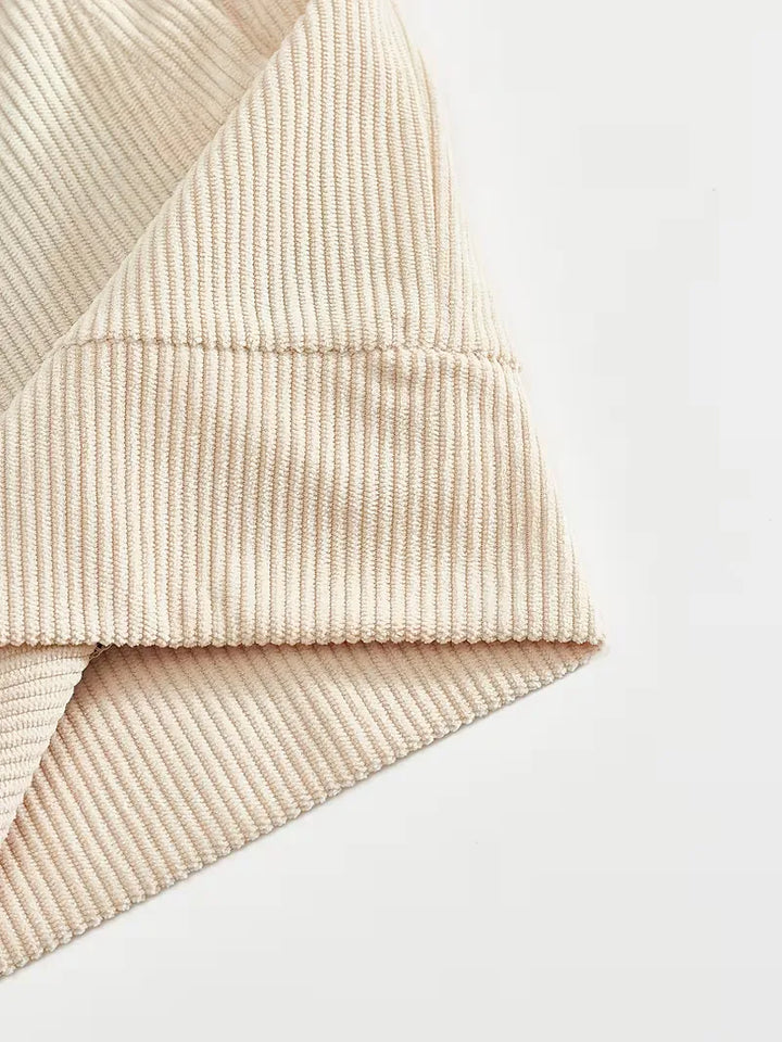 Lounge set met corduroy jacket