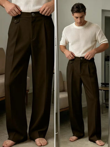 Pantalons met rechte pijpen