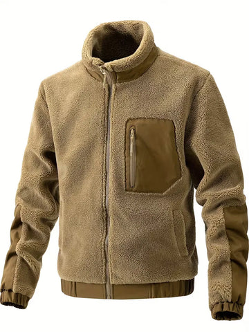 Bomberjack met fleece materiaal