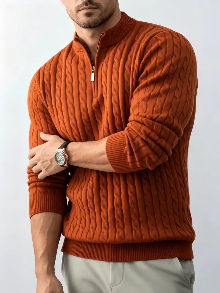 Kabeltrui met half-zip