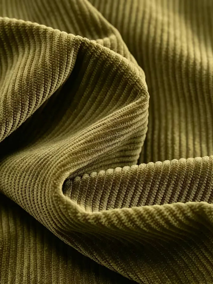 Lounge set met corduroy jacket