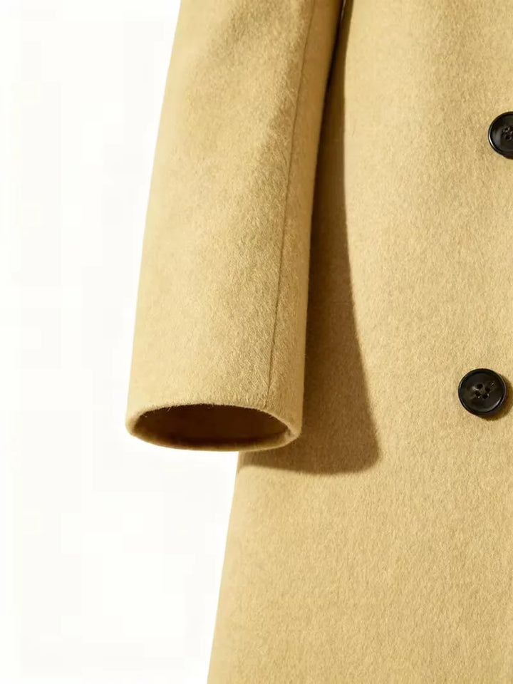 Trenchcoat met lapel collar