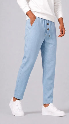 Chino's met elastische tailleband