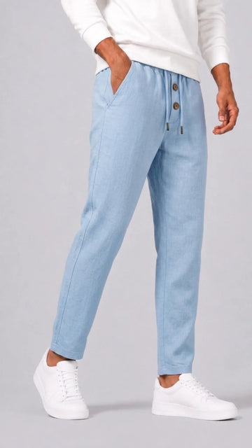 Chino's met elastische tailleband