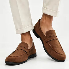 Heren loafers met penny style