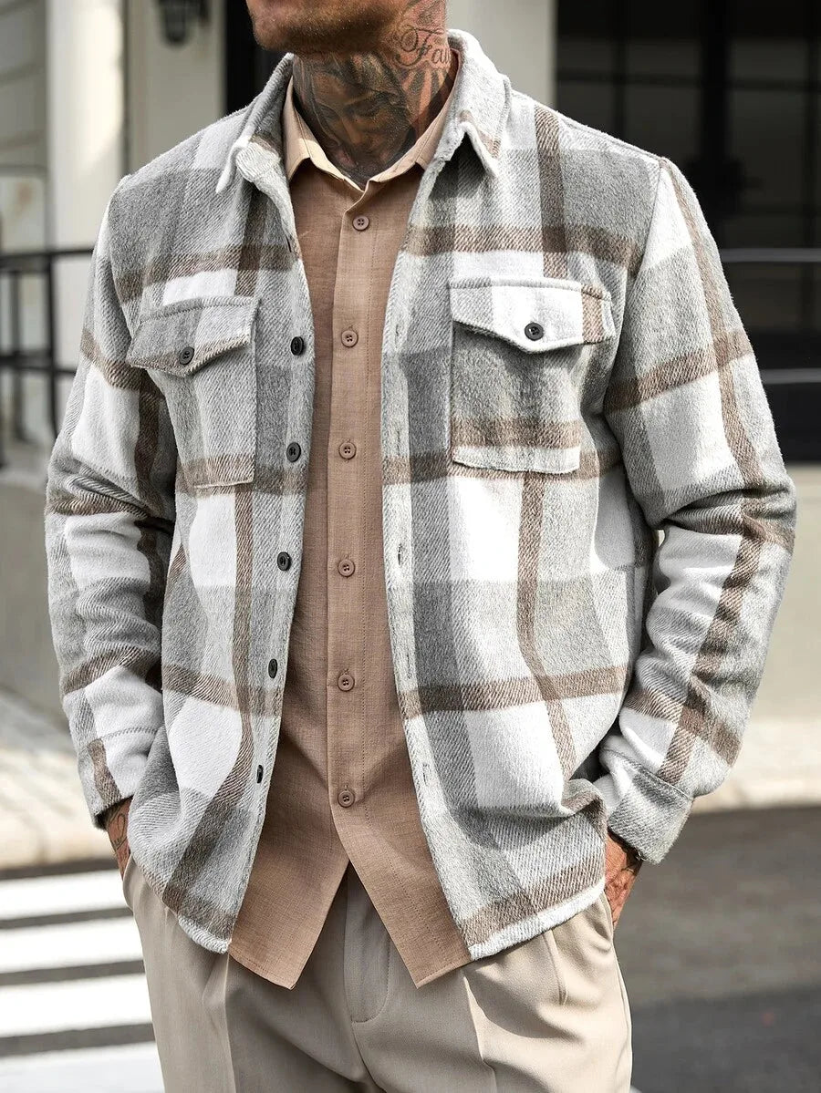Overshirt met borstzak