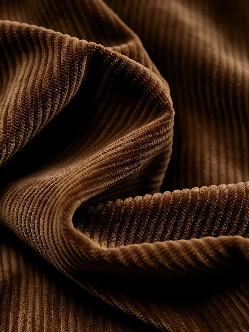Lounge set met corduroy jacket