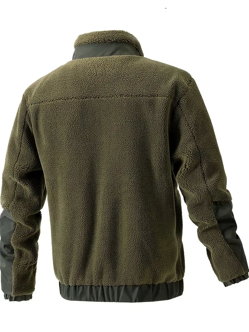 Bomberjack met fleece materiaal