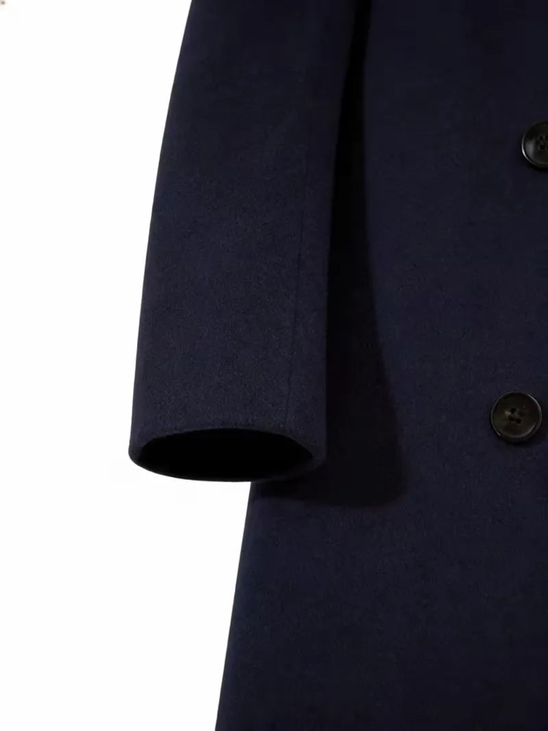 Trenchcoat met lapel collar