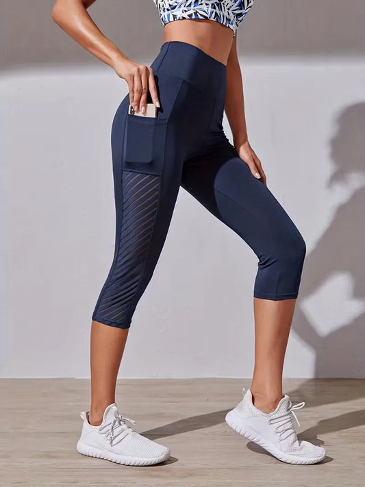 Capri legging met hoge taille