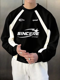 Sweatshirt met crew neckline