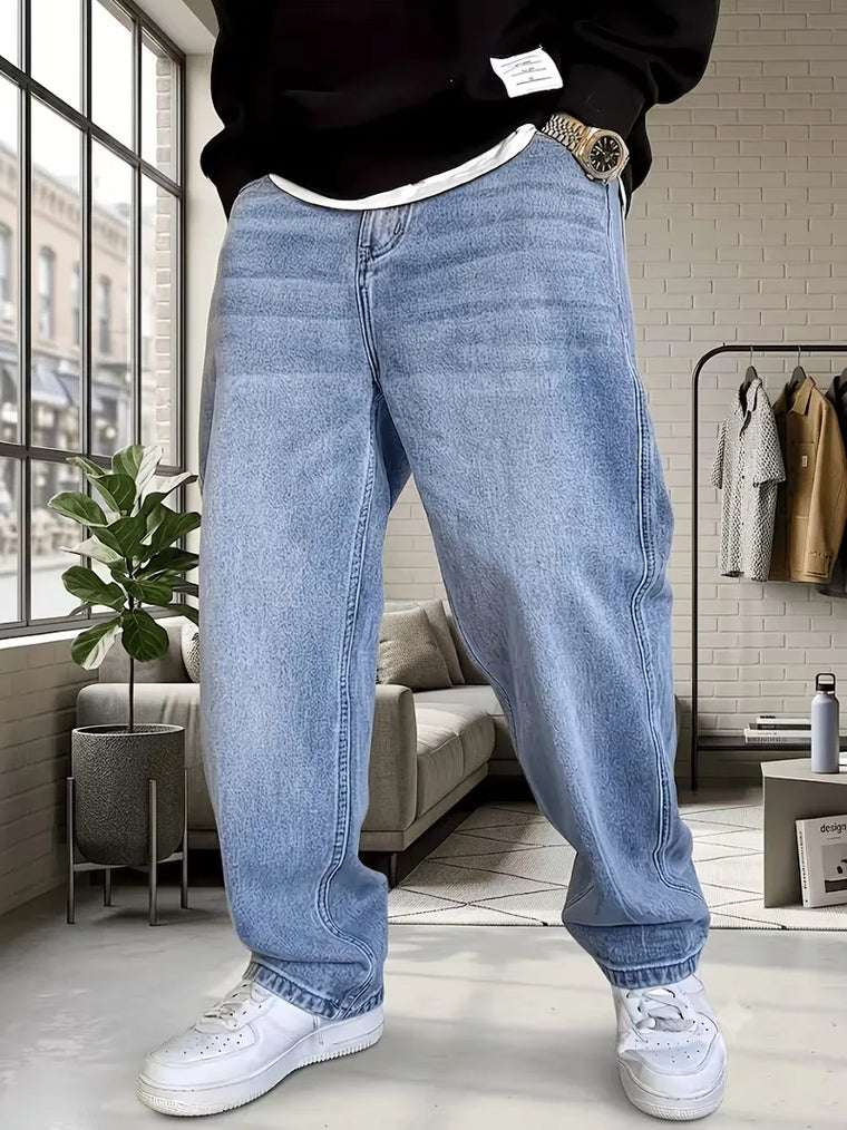 Straight jeans met vijf-pocket design