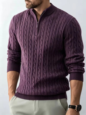 Kabeltrui met half-zip