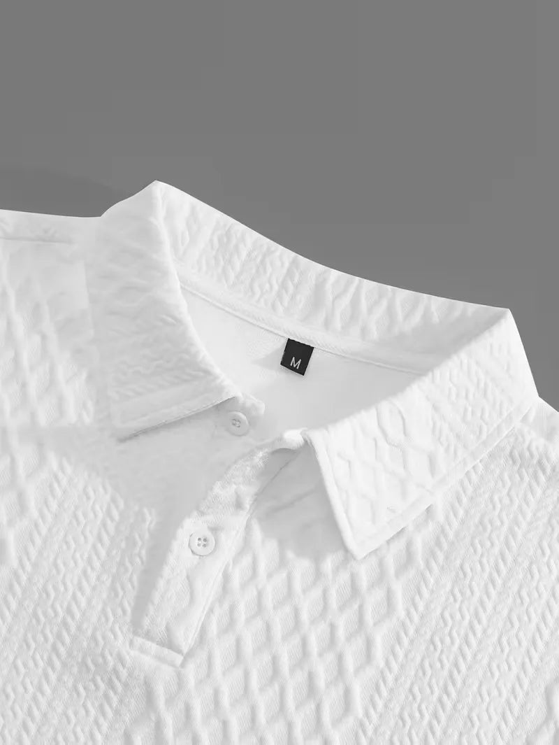 Lounge set met polo en broek