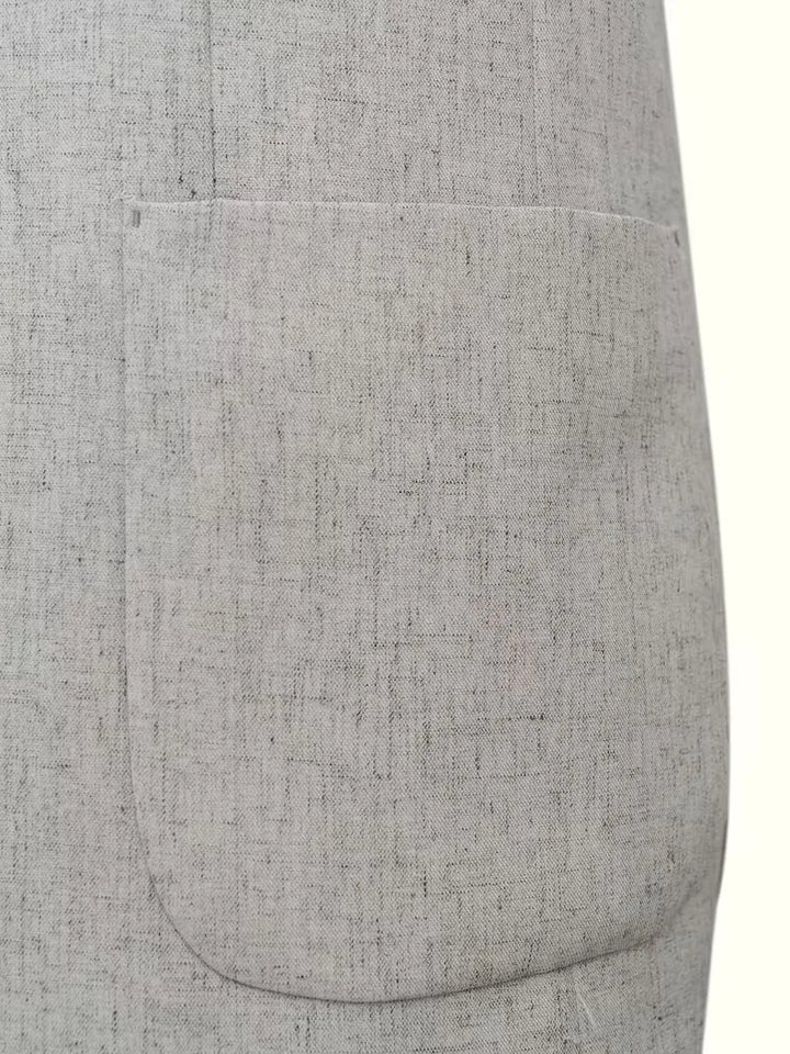 Linnen colbert slim fit