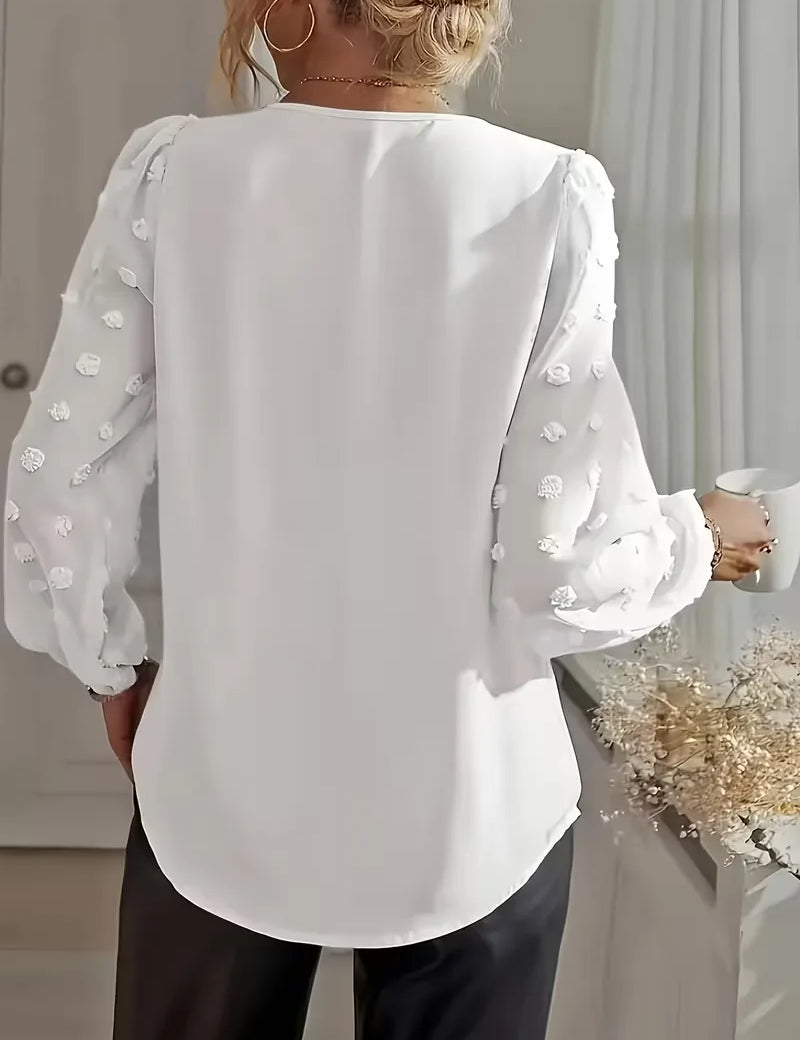 Blouse met lange mouwen