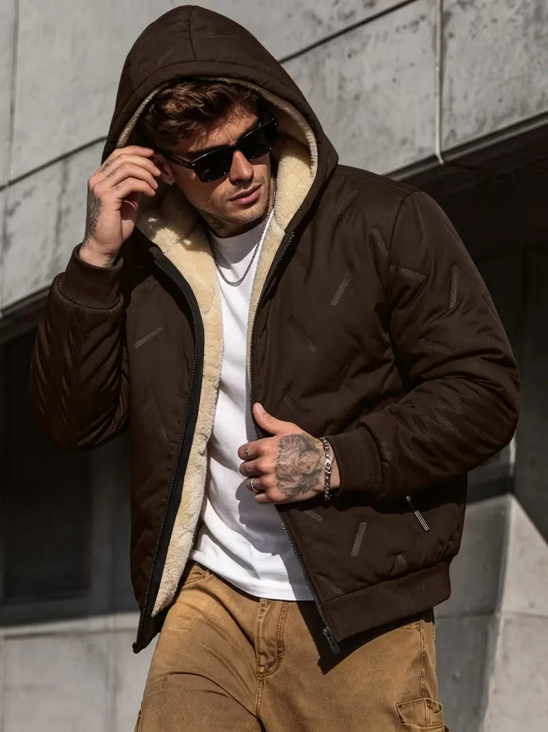 Puffer jacket met capuchon