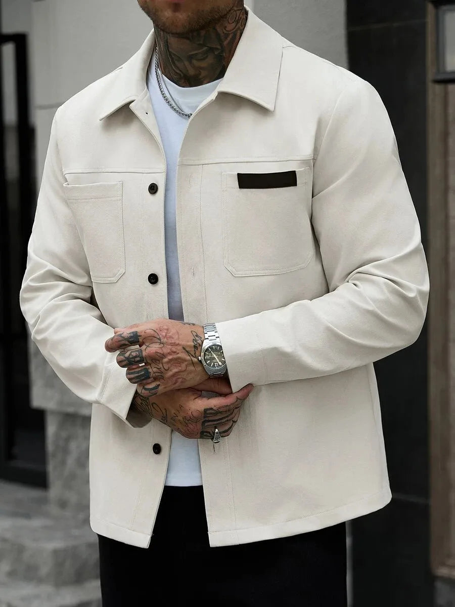 Overshirt met borstzak