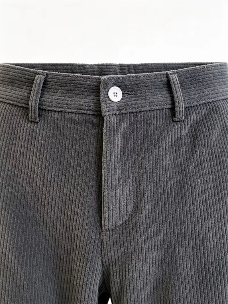 Pantalons corduroy straight leg