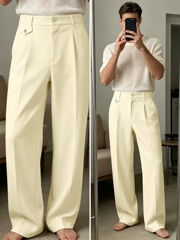 Pantalons met rechte pijpen