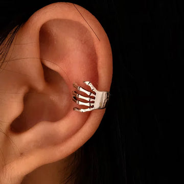 Oorbellen met clip-on en stenen