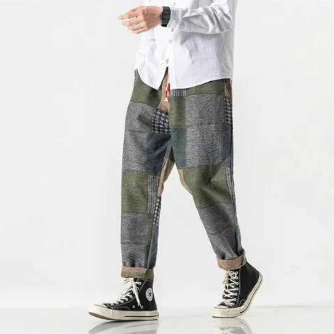 Patchwork joggingbroek