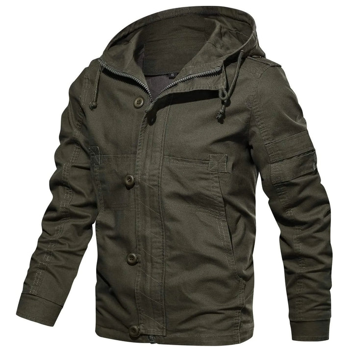Parka met capuchon en meerdere zakken