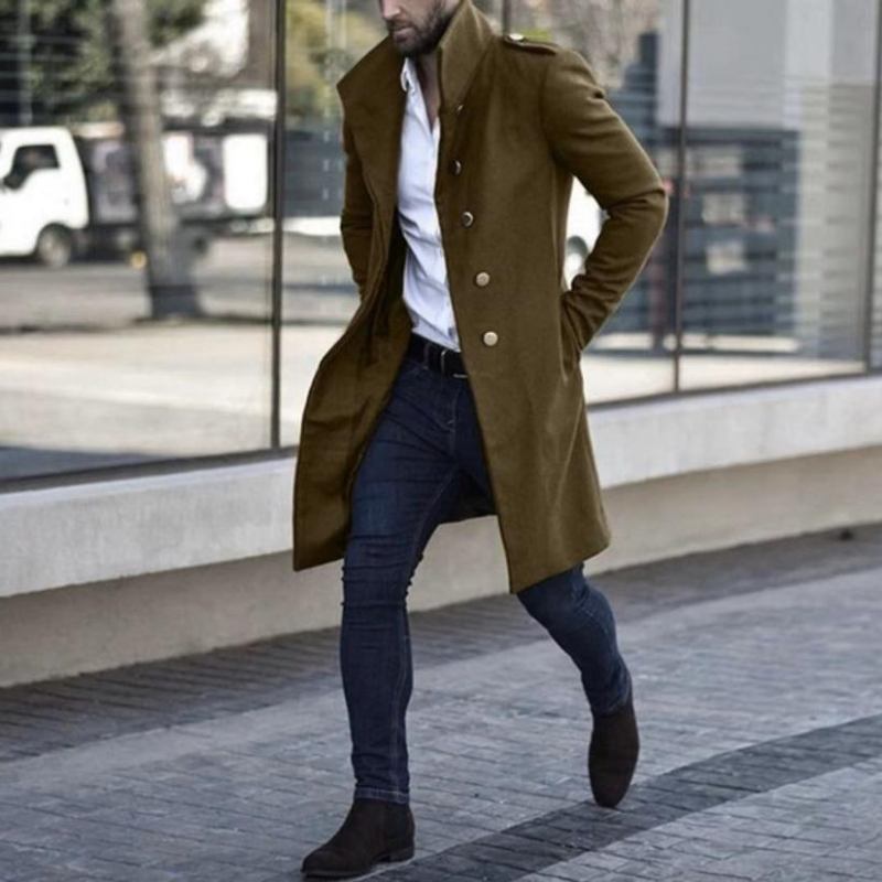 Tim | Extreem modieuze heren trenchcoat