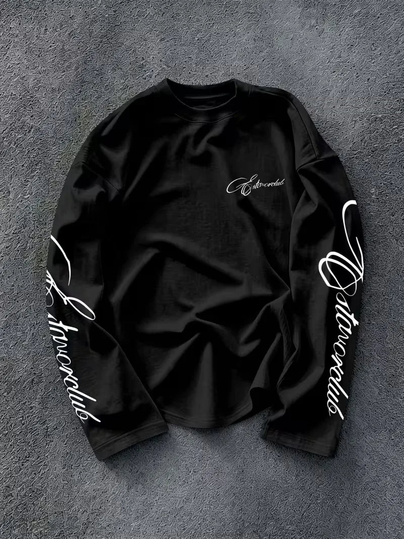 Longsleeve met crew neckline