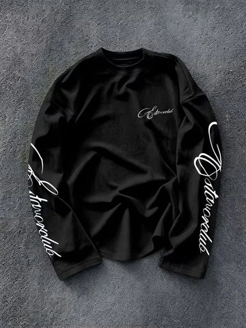 Longsleeve met crew neckline