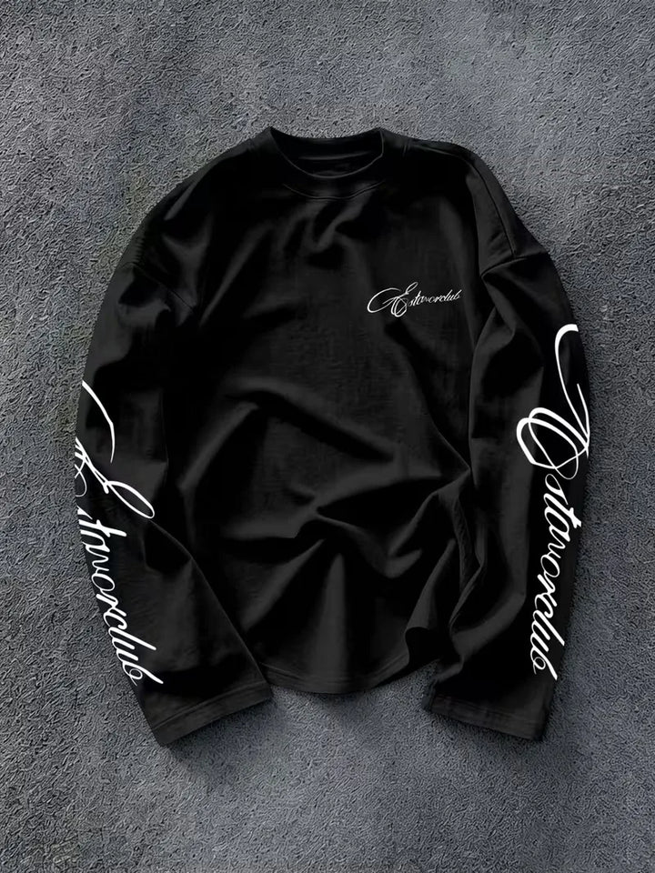 Longsleeve met crew neckline