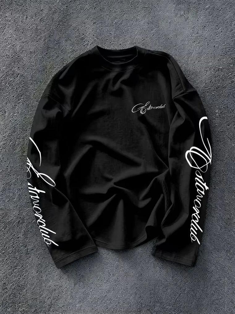 Longsleeve met crew neckline