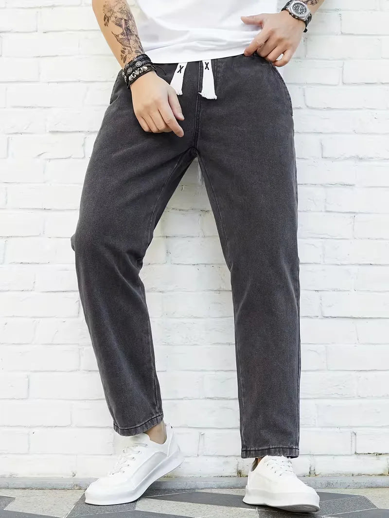 Joggers met elastische tailleband