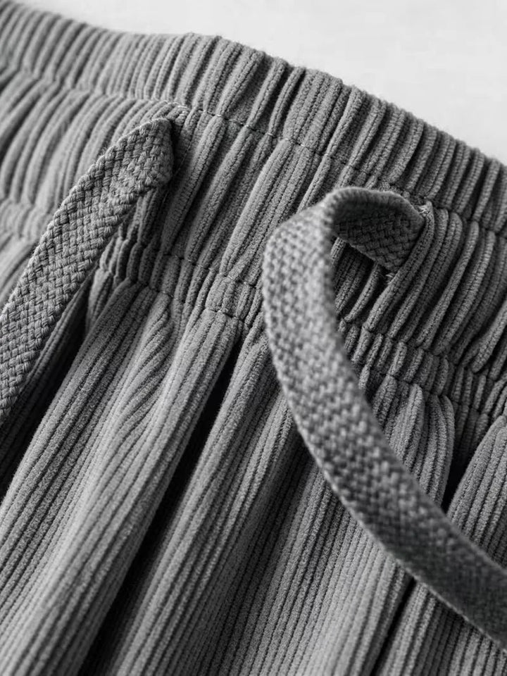 Lounge set met corduroy textuur