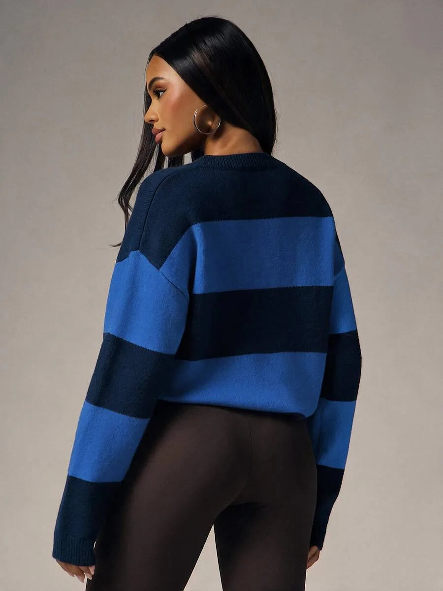 Oversized sweater met knopen
