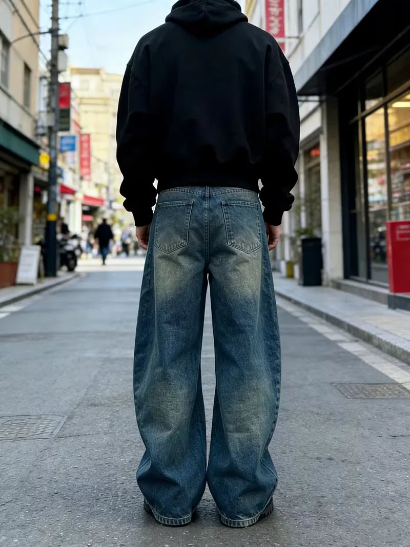 Loose fit jeans met vijf-pocket design