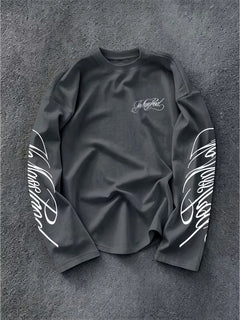Longsleeve met geprinte tekst
