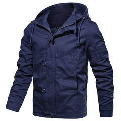 Parka met capuchon en meerdere zakken