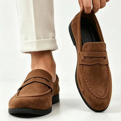 Heren loafers met penny style