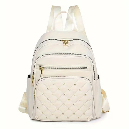 Rugzak met quilted voorkant