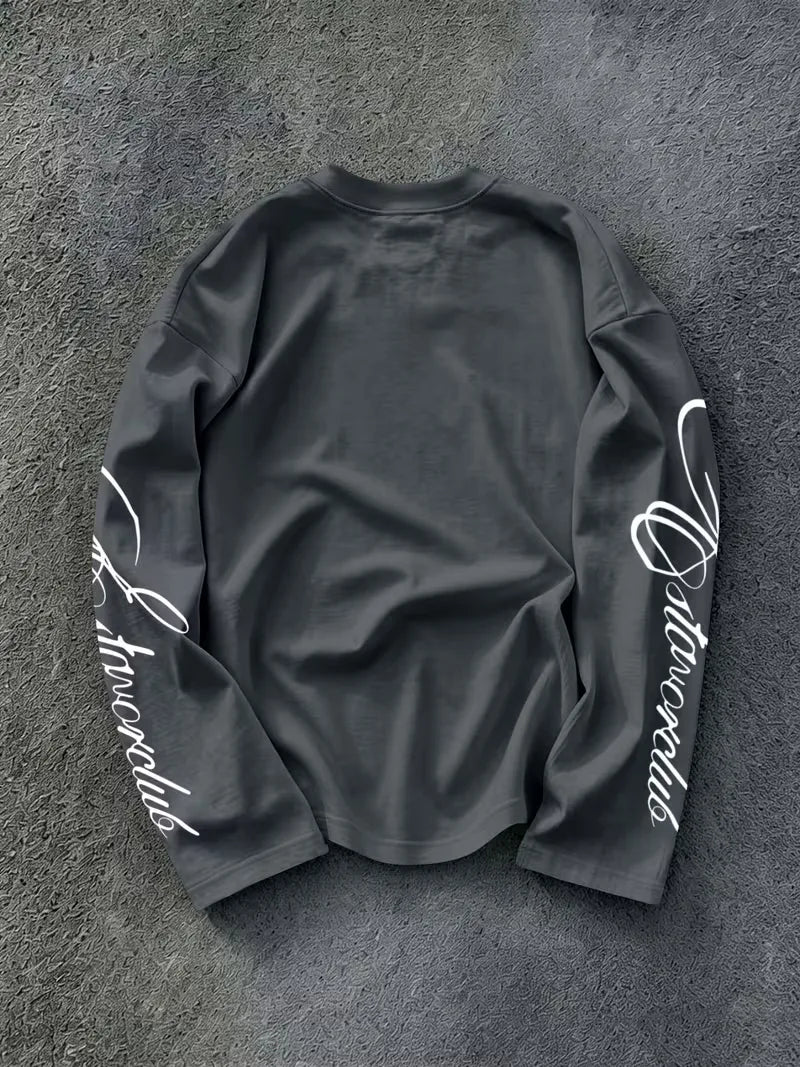 Longsleeve met crew neckline