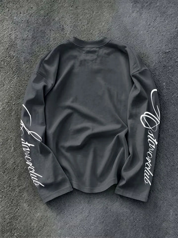 Longsleeve met crew neckline
