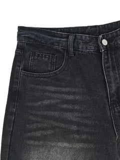 Loose fit jeans met meerdere zakken