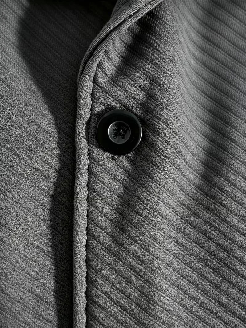 Blazer met gebreide structuur