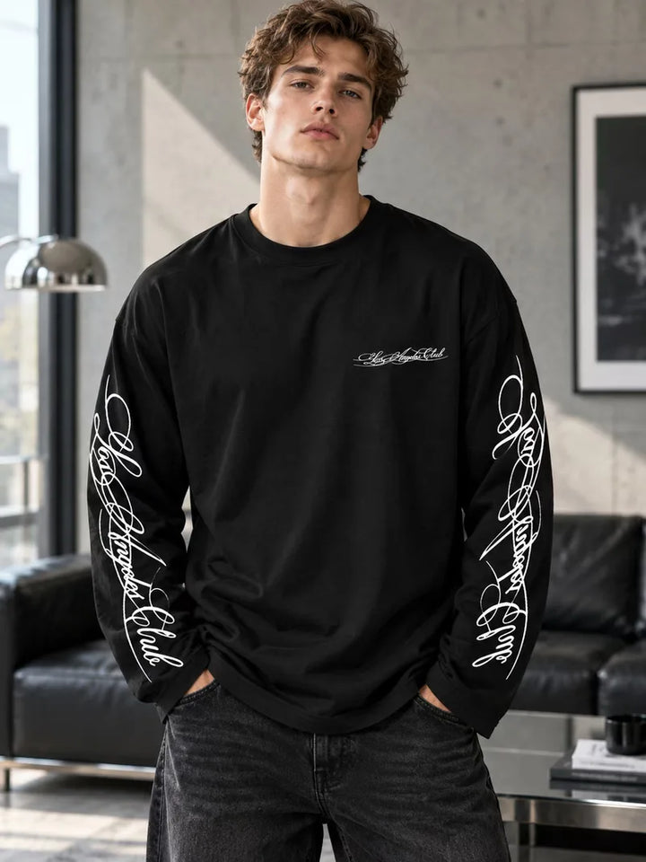 Longsleeve met crew neckline