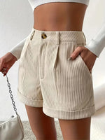 Korte broek met hoge taille