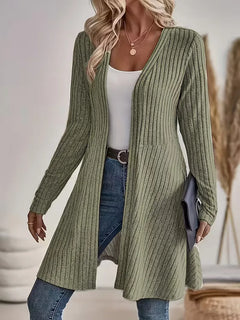 Zwarte cardigan met V-hals
